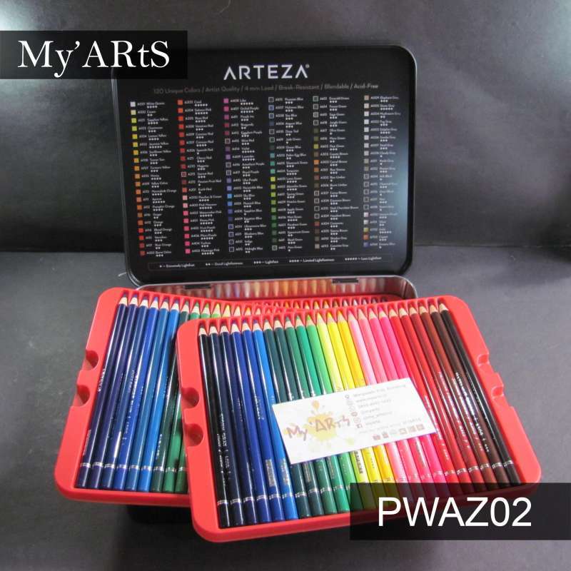 Arteza Professional Watercolor Pencils Set of 120