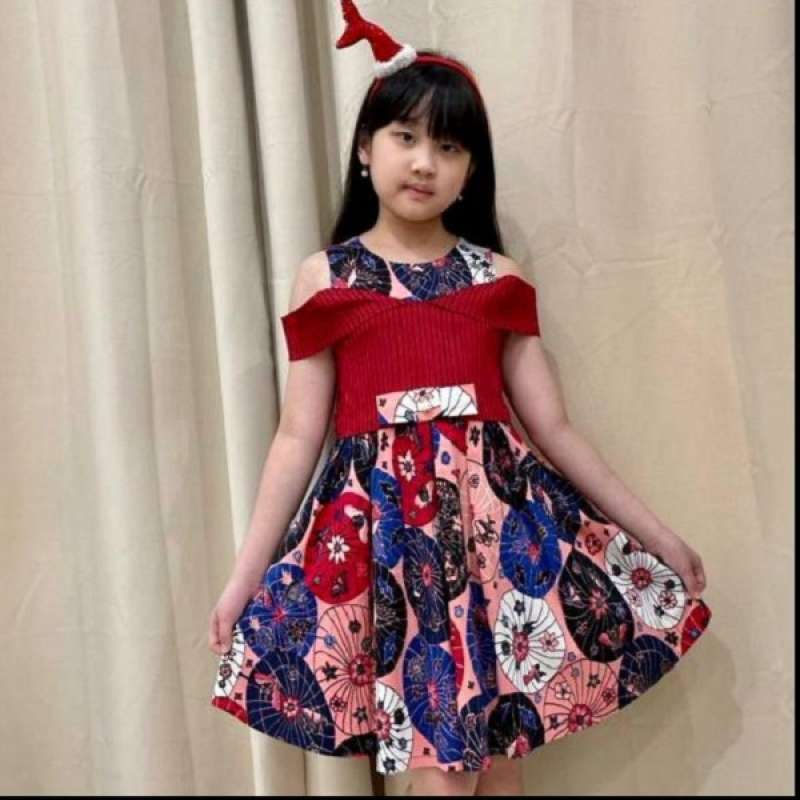 Dress batik outlet anak modern