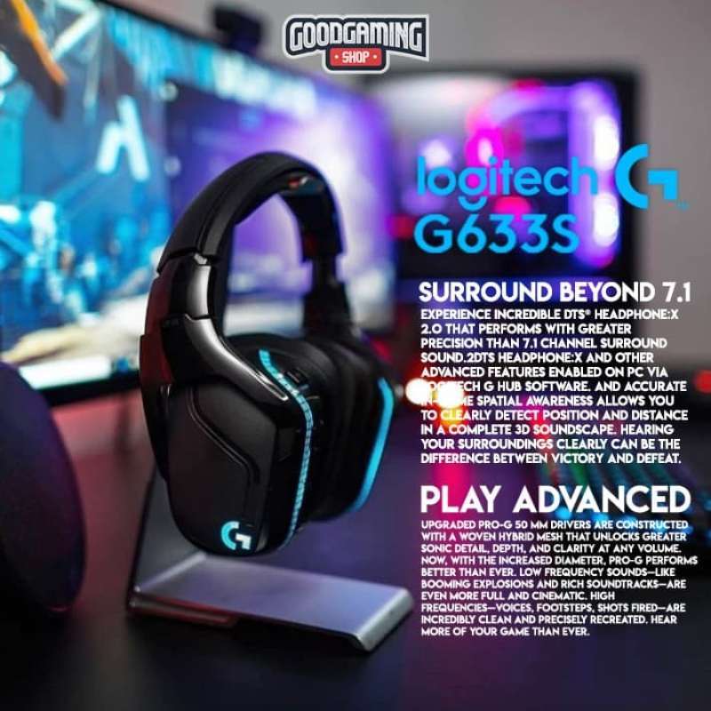 Jual Logitech G633s 7.1 LIGHTSYNC Gaming Headset di Seller GOOD