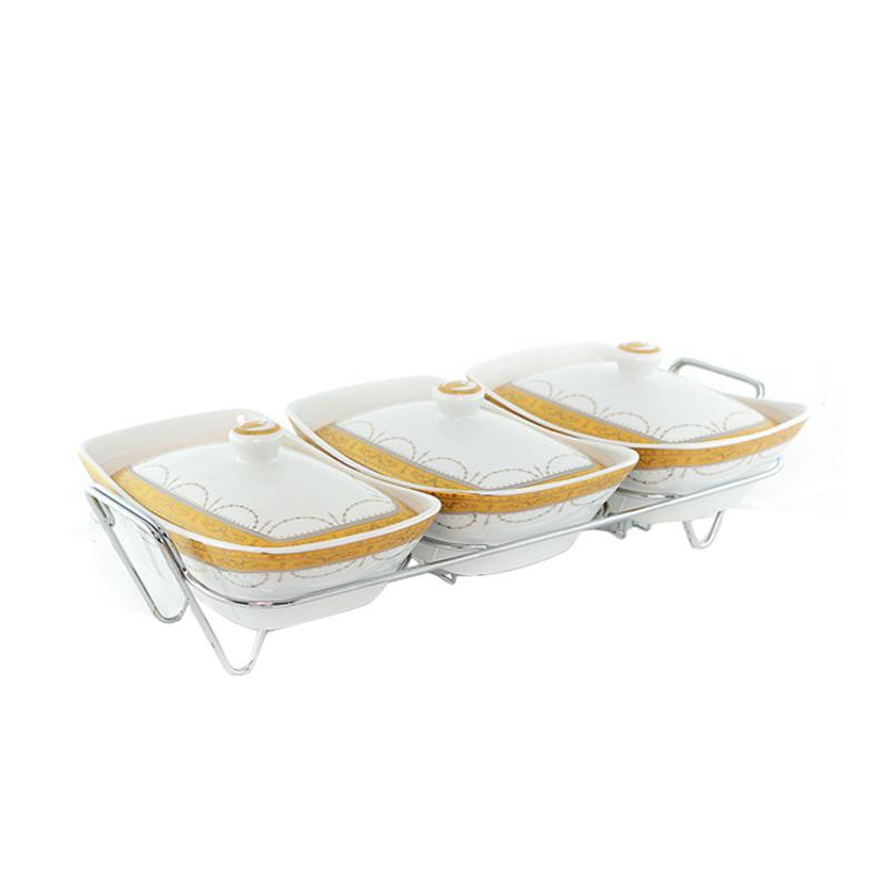 Jual Vicenza B751 Padi Casserole With Rack Set Perangkat Saji Online Desember 2020 Blibli