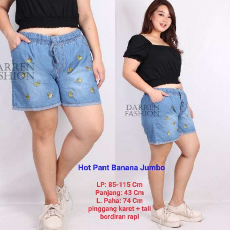 Banana Jumbo XL fit XXL . Celana Pendek 