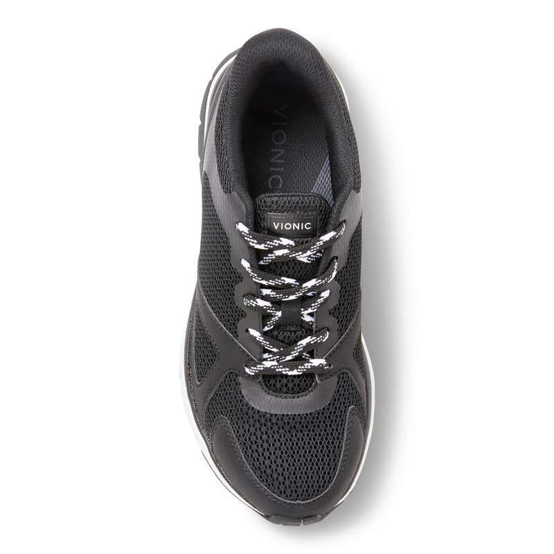 vionic black sneakers