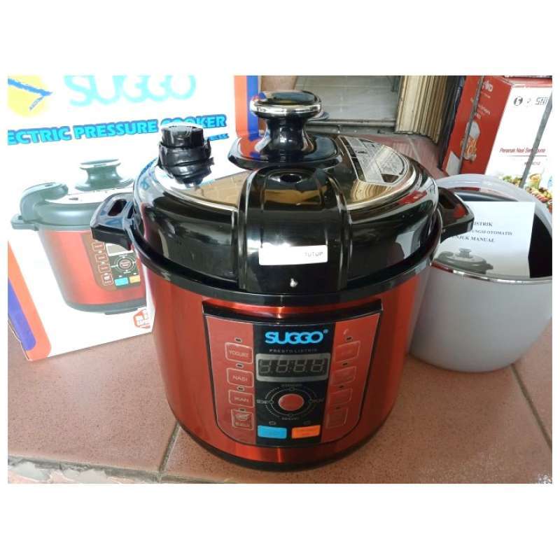 Jual Suggo Electric Pressure Cooker 6 Liter Panci Presto Listrik