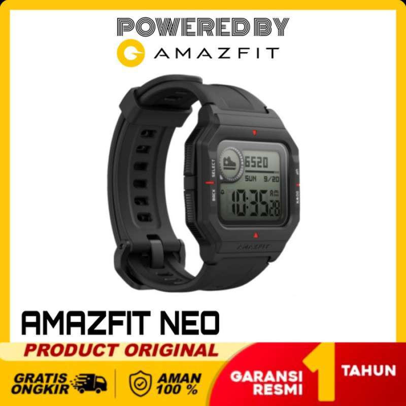 Jual BEST PROMO Amazfit Neo Smartwatch Amazfit Waterproof 5ATM Android \u0026 iOS  - Hitam di Seller DOFLASHOP - Indonesia | Blibli