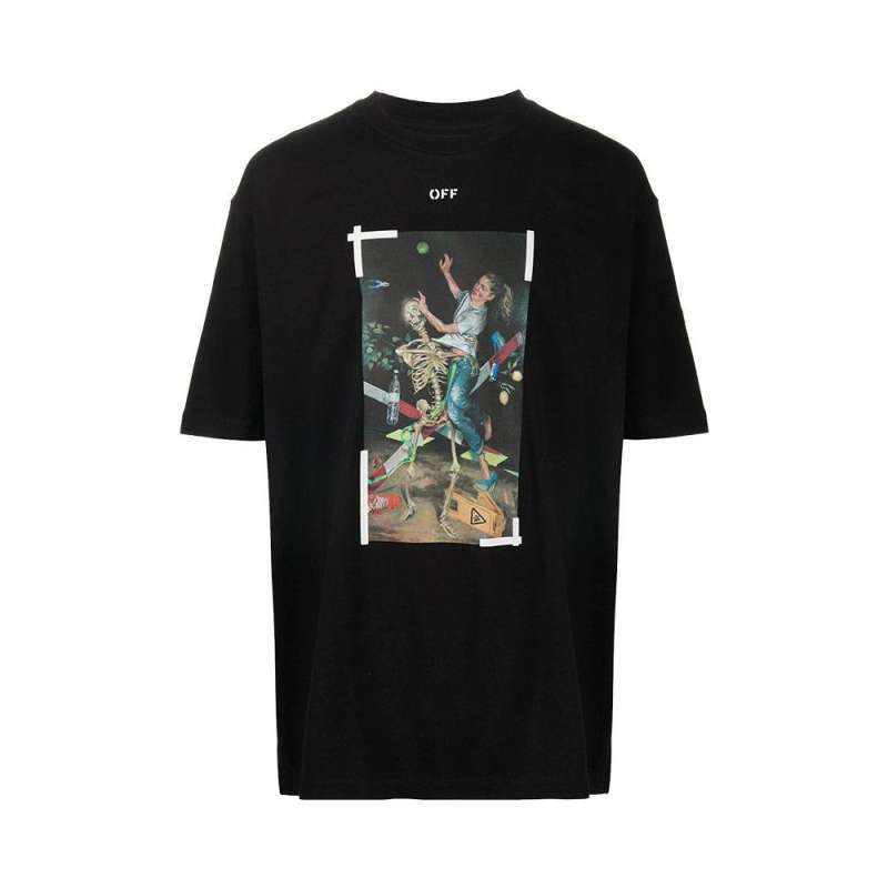 Jual Off-White T-Shirt Pascal Skeleton 