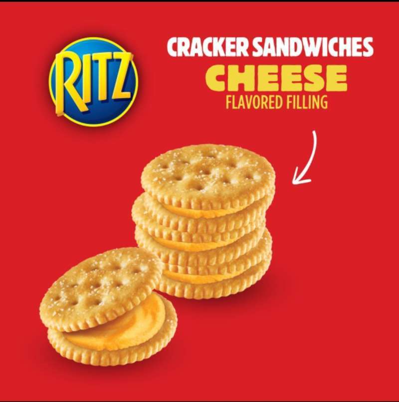 Jual RITZ Crackers Cream Sandwich Cheese Biskuit Krim ...