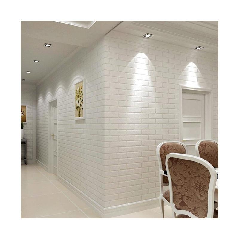 Jual Regal Pe Foam 3d Emboss Brick Motif Bata Wallpaper Dekorasi