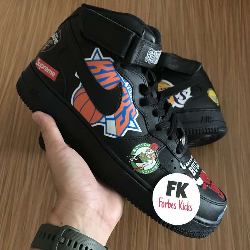 Nike air force 1 supreme clearance nba