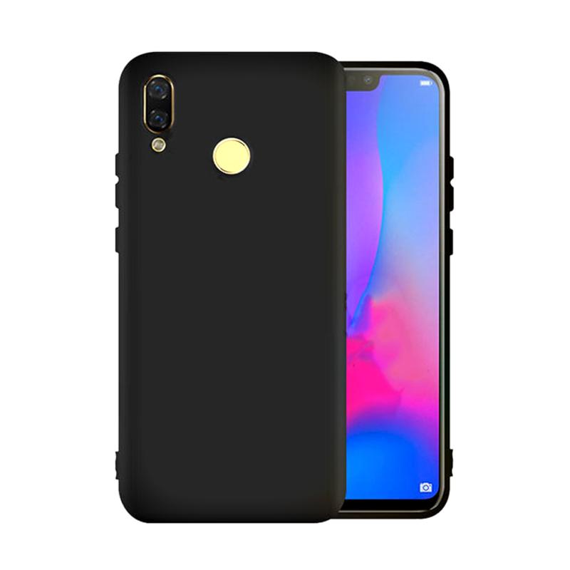 Jual Oem Slim Softcase Casing For Huawei Nova 3i 6 3 Inch Hitam Solid Free Tempered Glass Online Oktober 2020 Blibli Com
