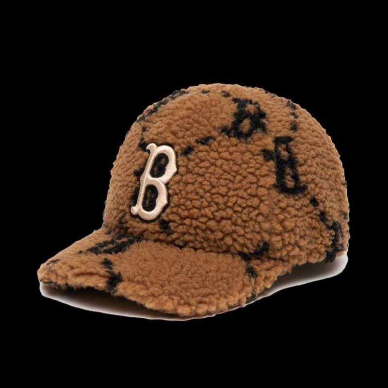 Diamond Monogram Fleece Ball Cap Boston 