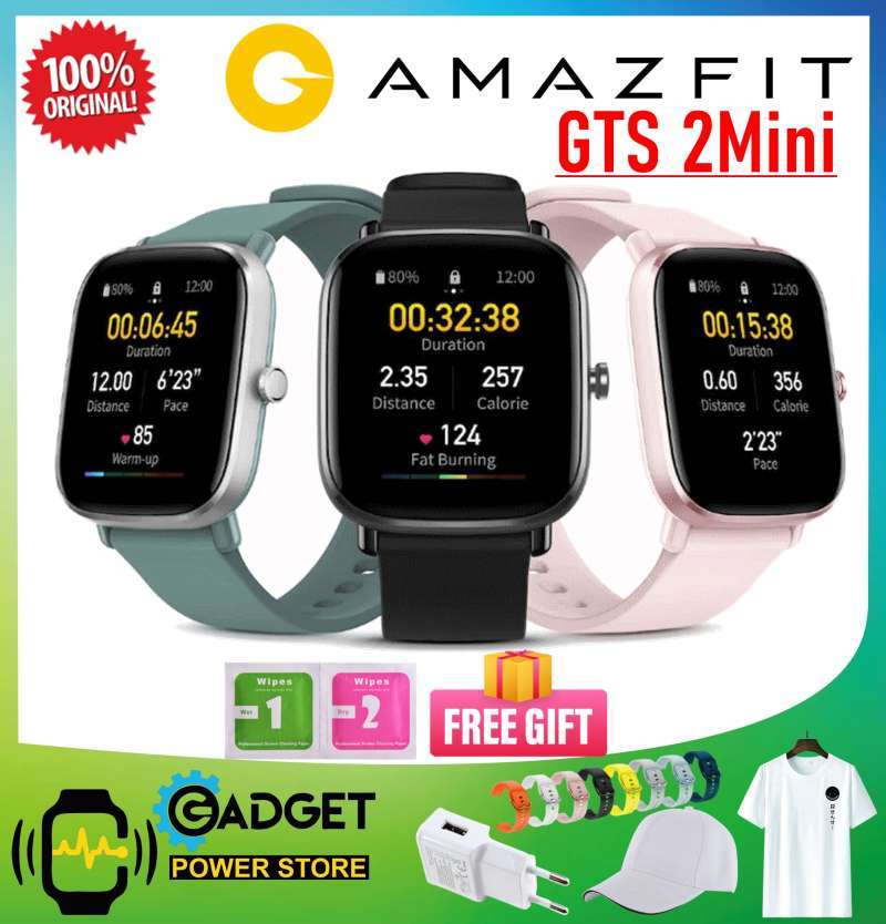 Promo Amazfit GTS 2 Mini Smartwatch Ultra Slim Oxygen Garansi Resmi di  Seller tecno shop - Kota Jakarta Utara, DKI Jakarta | Blibli