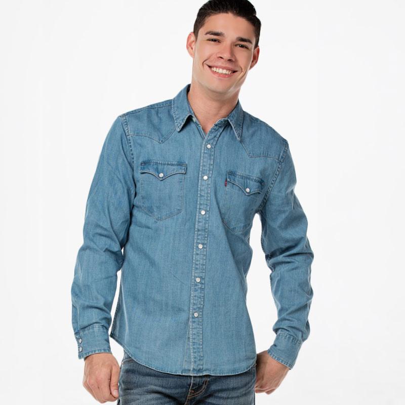 Jual Levi s Classic Western Core Red Cast Stonewash Baju Kasual