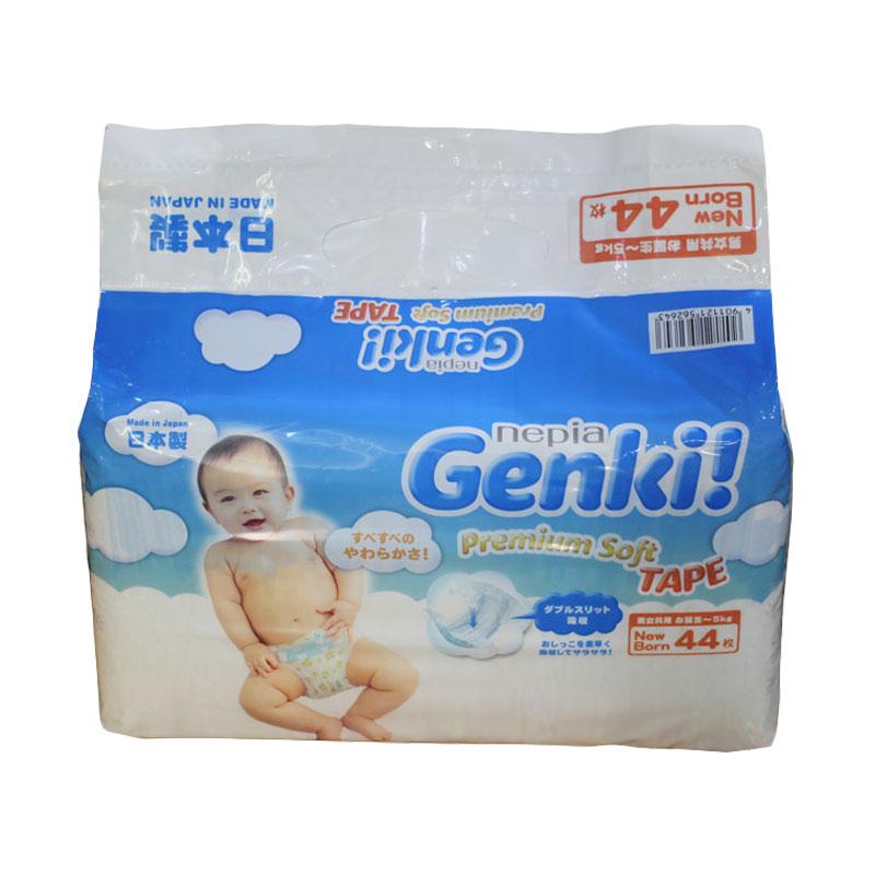 Jual Nepia Genki New Premium Baby Diapers Soft Tape Popok Bayi