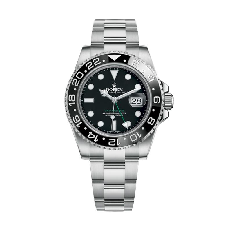Jual Rolex Gmt Master Ii Dial Watch Oystersteel Jam Tangan Pria 11671 Murah Mei 2021 