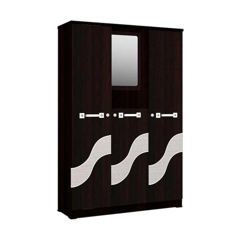Jual Astro Lemari Pakaian 3 Pintu Kaca Twalet A Khusus Jual Astro Lemari Pakaian 3 Pintu