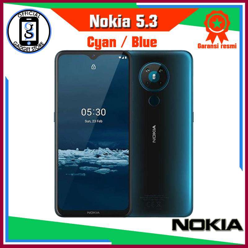 Promo Nokia RAM 6gb Internal 64gb Garansi Resmi Cyan Blue
