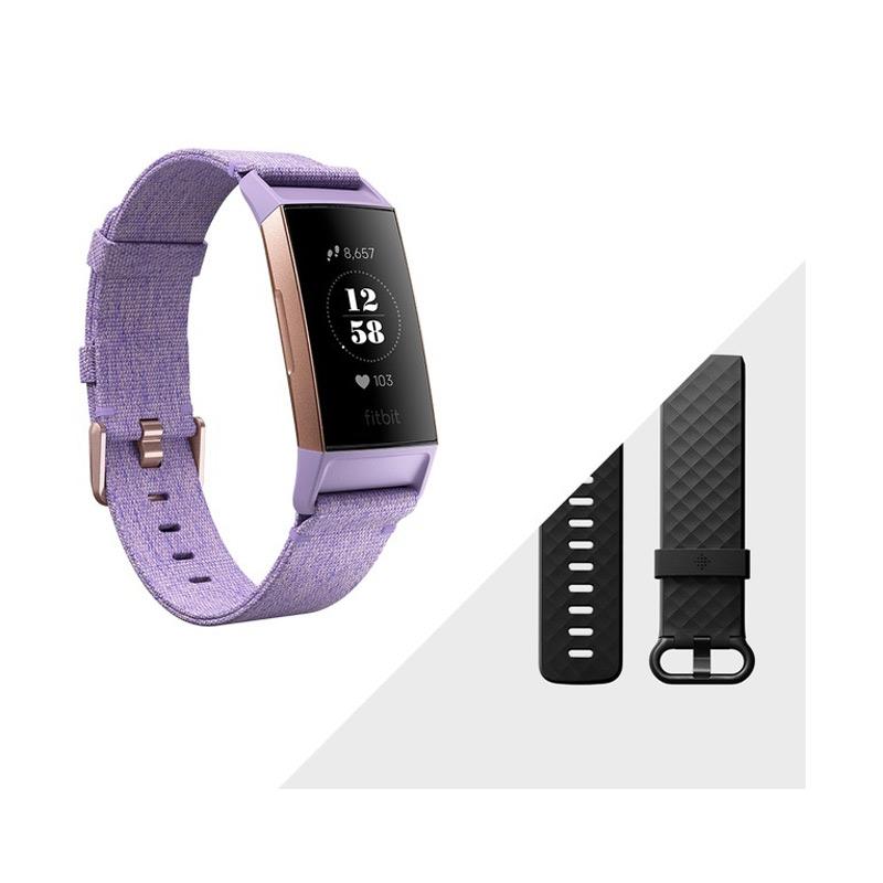 fitbit lavender woven band