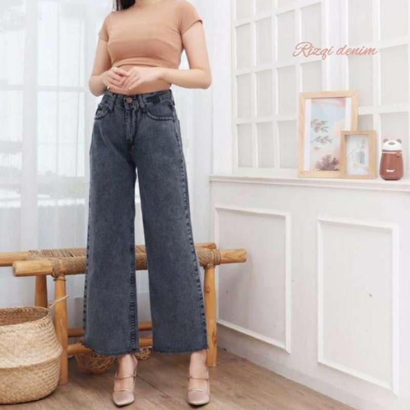 Promo CELANA JEANS KULOT WANITA 27-34 