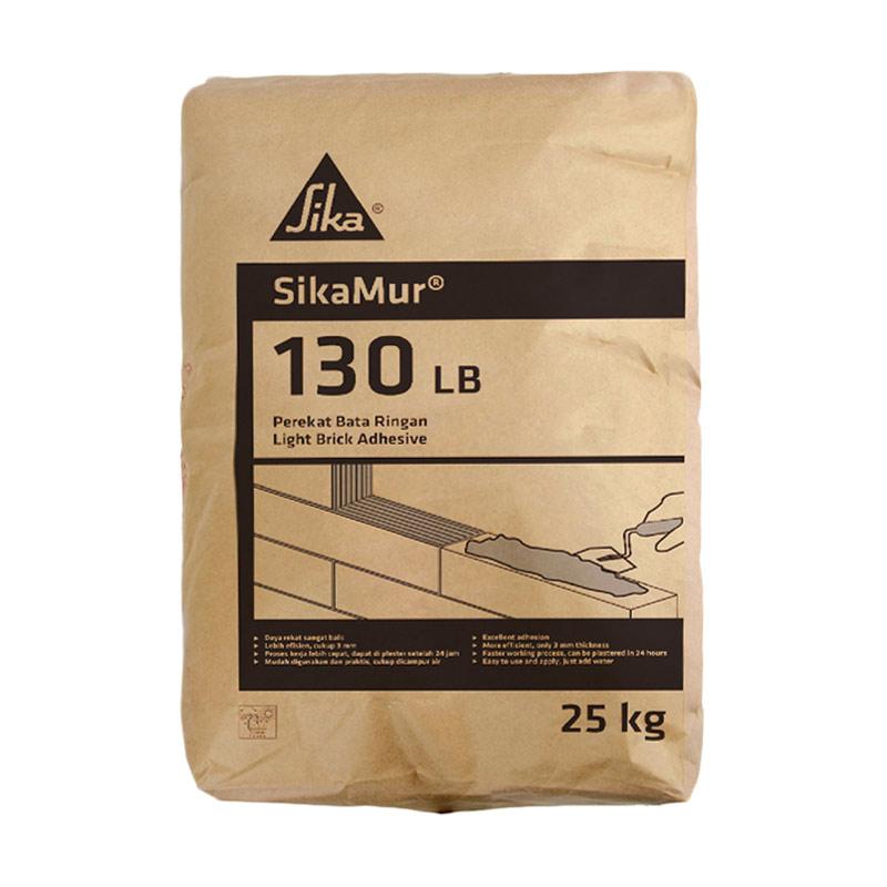 sika sikamur 130 lb semen mortar perekat bata ringan 25 kg