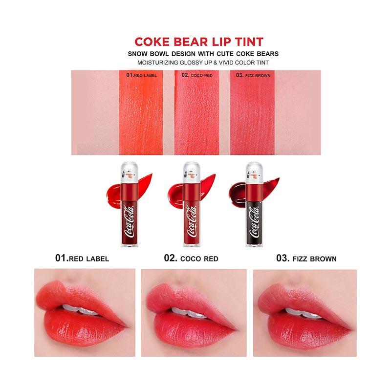 Jual The Face Shop Coke Bear Lip Tint di Seller The Face Shop ...