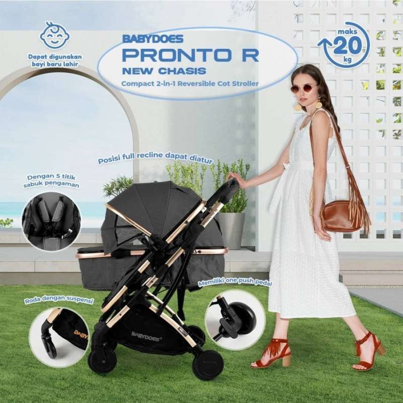 Stroller reversible deals cabin size