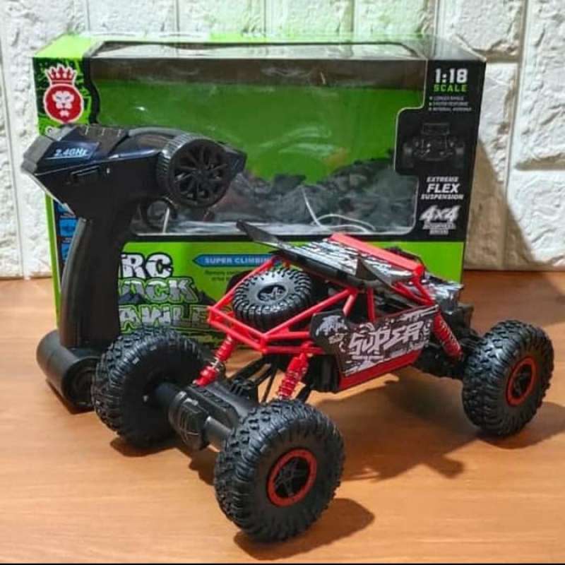 Mainan Mobil Remote Control Rock Crawler Super Climbing