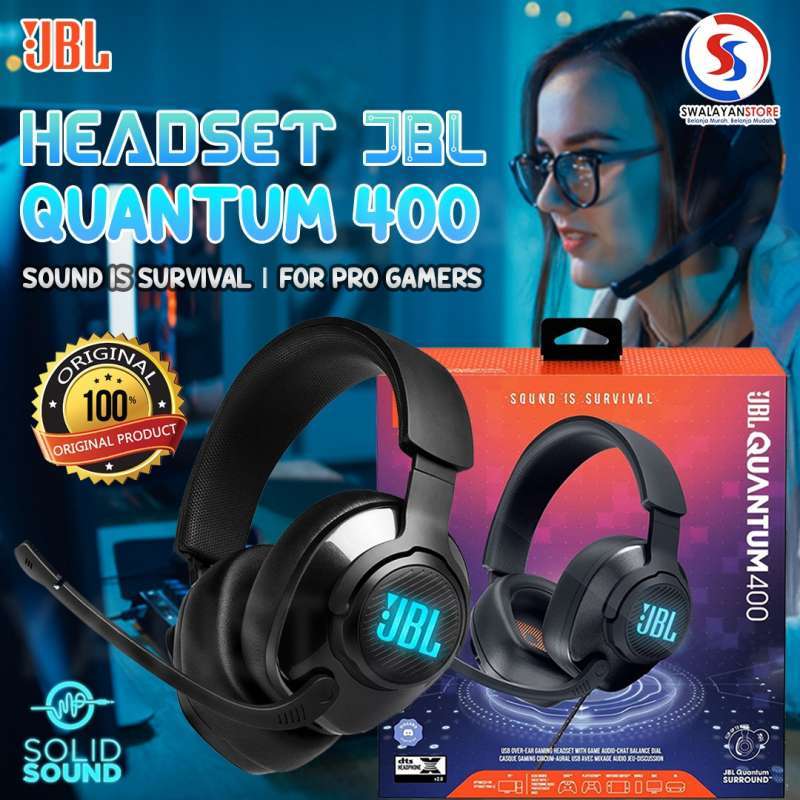 Jual JBL Quantum 400 USB over-ear PC 