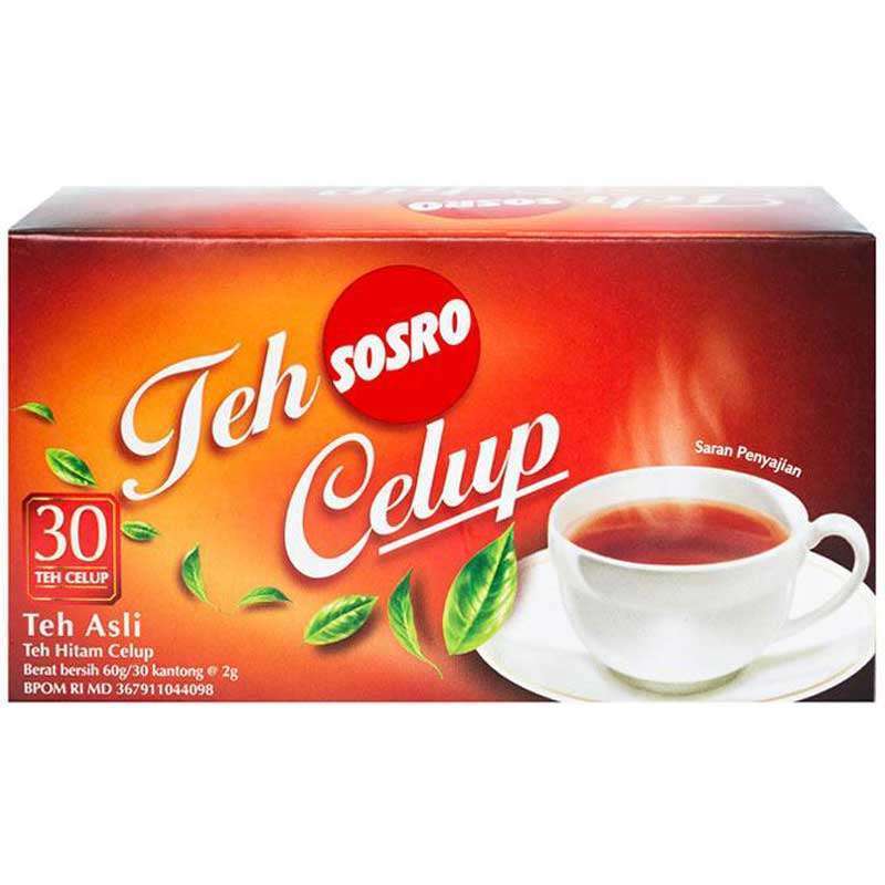 TEH SOSRO CELUP 30 KANTONG 