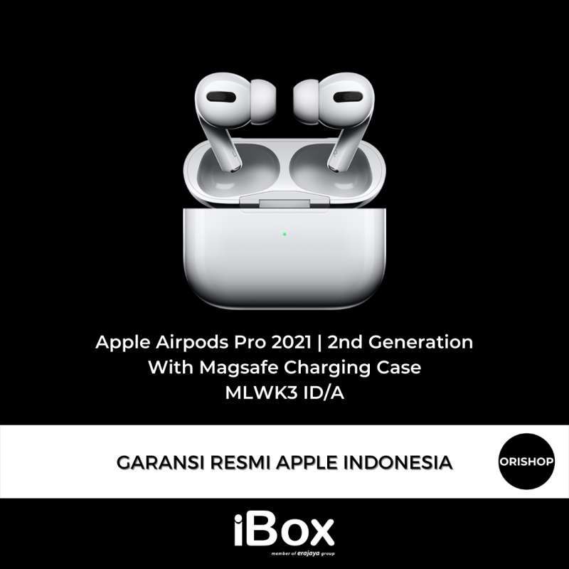 Jual Apple Airpods Pro 2 2021 MLWK3 ID/A Garansi Resmi Apple Indonesia di  Seller Orishop - Kota Jakarta Barat, DKI Jakarta | Blibli