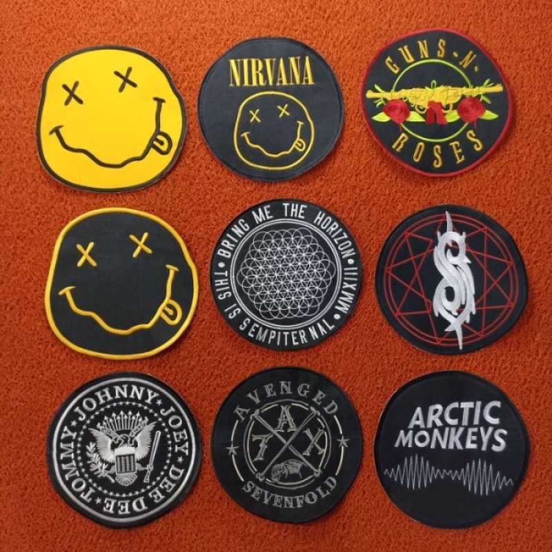 Jual PATCH BORDIR UKURAN BESAR UNTUK DI BELAKANG JAKET EMBLEM
