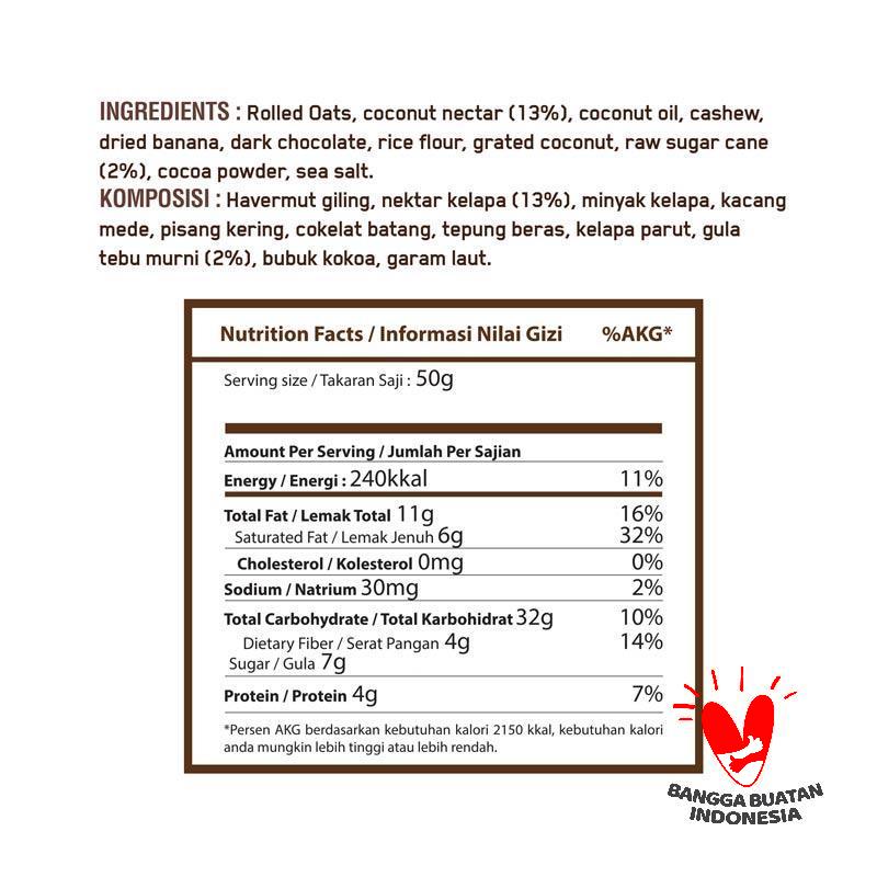 Jual Hundred Seeds Granola Creations Dark Chocolate Banana Makanan 1 Kg Murah September 2020 Blibli Com