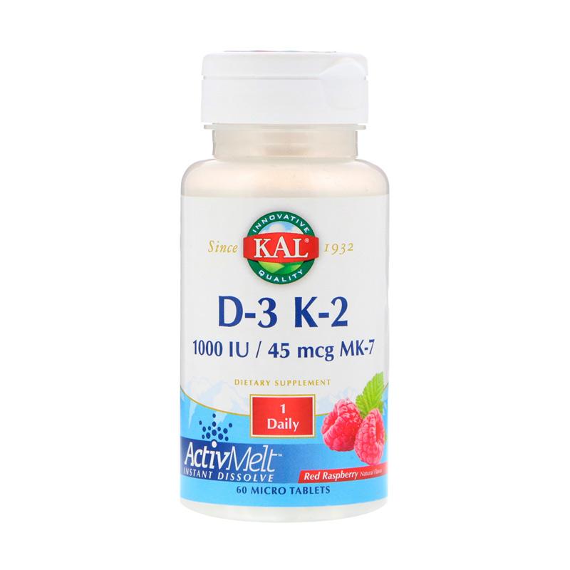 Jual Kal D3 K2 1000 Iu 45 Mcg Mk 7 Suplemen Makanan 60 Microtab Original Usa Online November 2020 Blibli