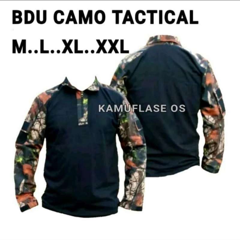 Jual Baju BDU camo shirt Combat di 