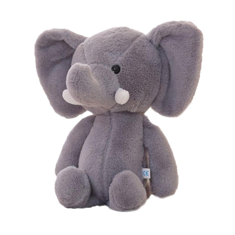 gray elephant stuffed animal