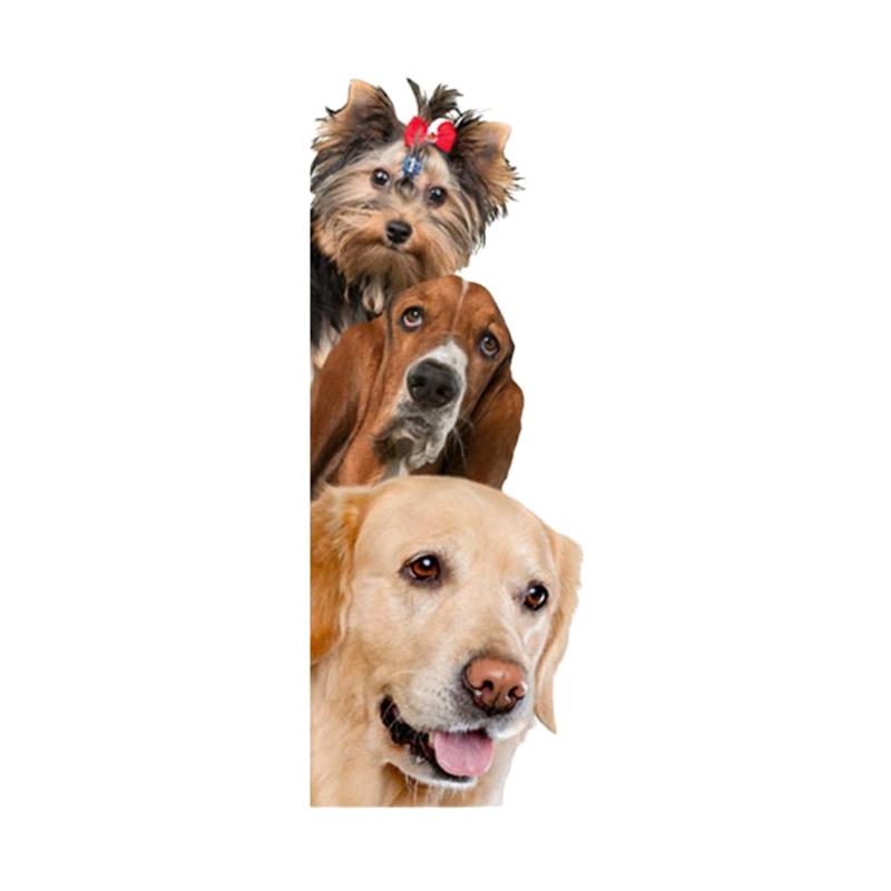 Jual Bluelans Lovely Dog Pattern Removable Bedroom Door Diy Decal