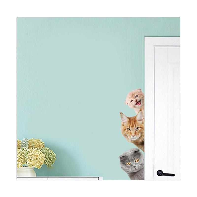 Jual Bluelans Lovely Dog Pattern Removable Bedroom Door Diy Decal