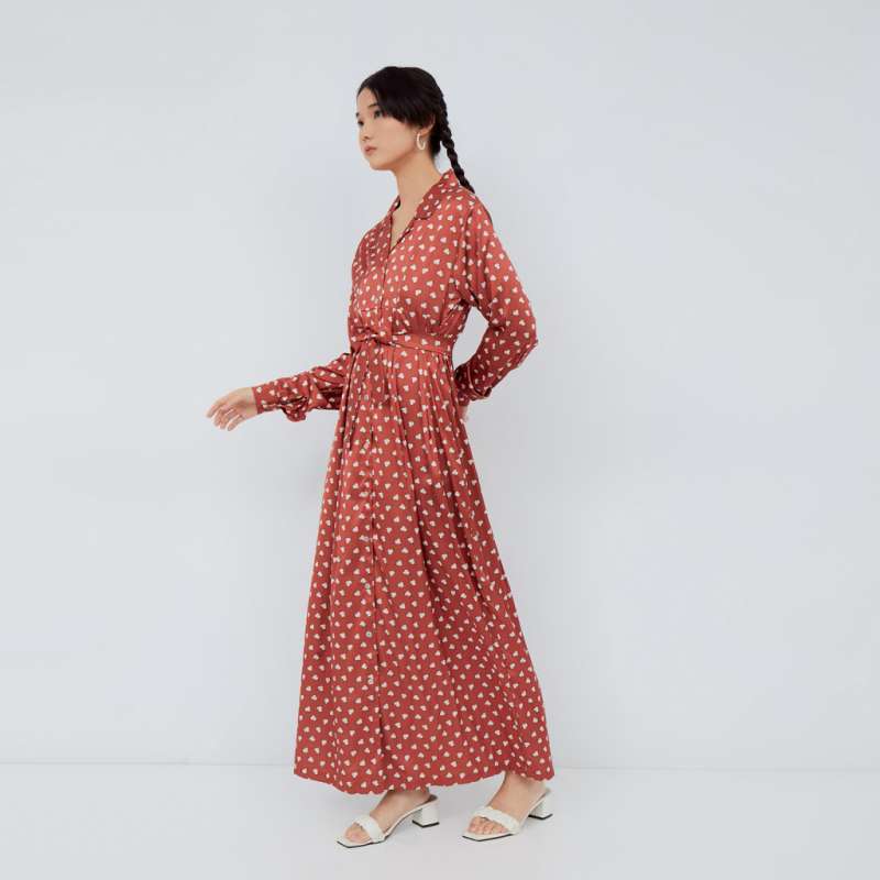 NONA Venice Maxi Dress Long Sleeve 