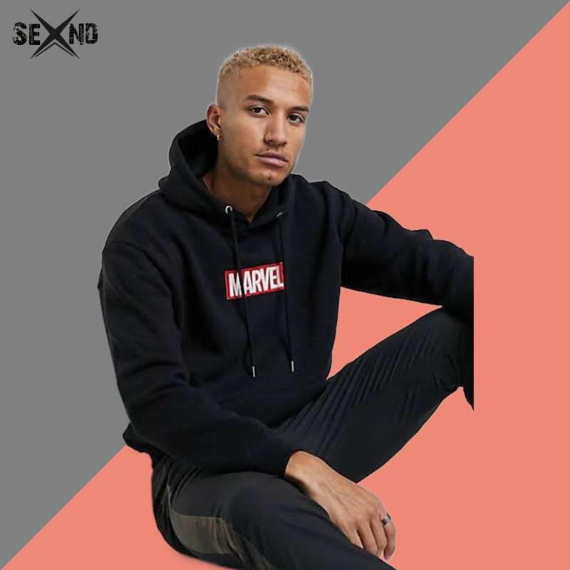 Hoodie H M Marvel Black