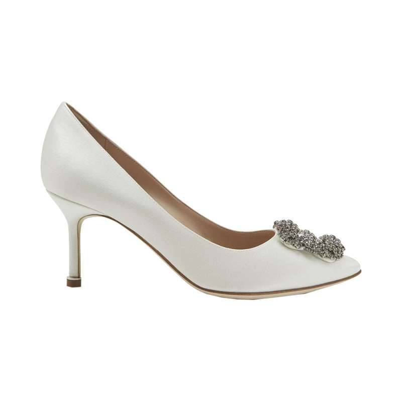 Manolo Blahnik Hangisi 70 Satin Pumps 