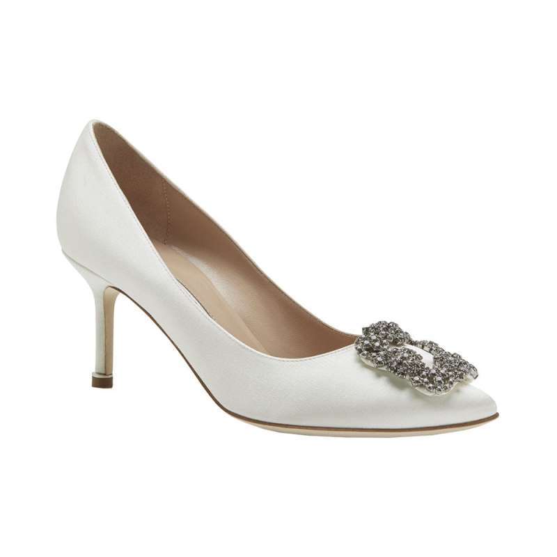 Jual Manolo Blahnik Hangisi 70 Satin 