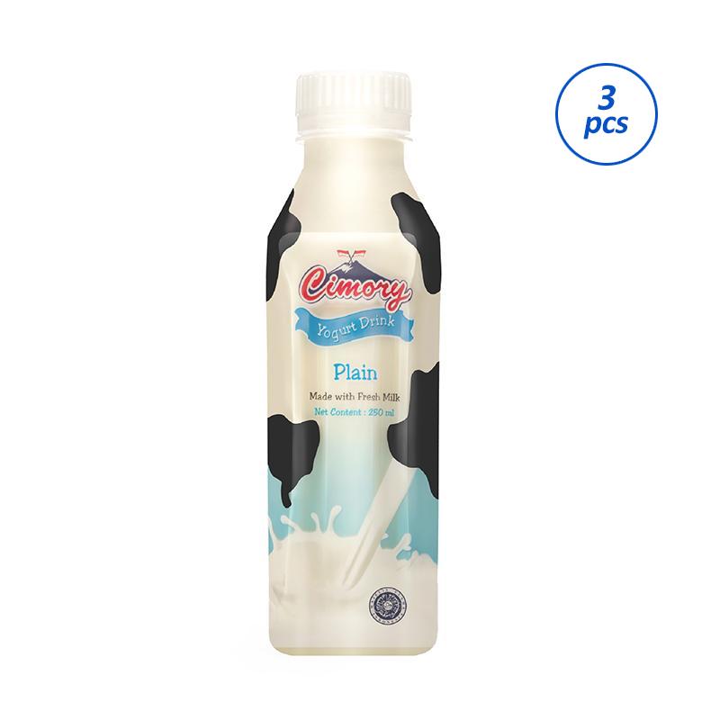 Jual Cimory Plain Yogurt Drink 250 Ml 3 Pcs Online Agustus 2020 Blibli Com