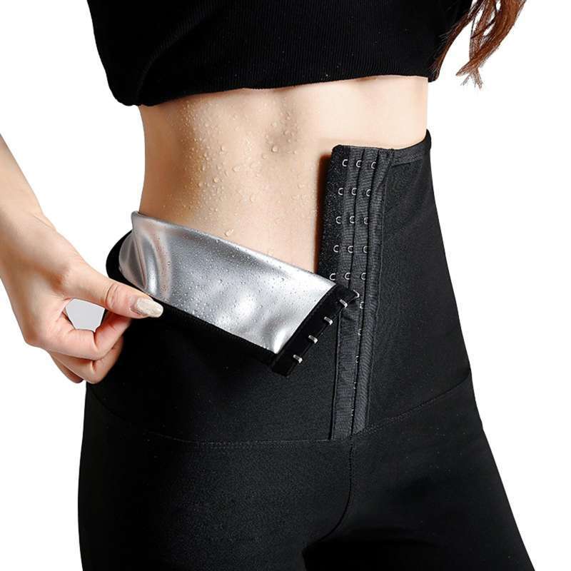 Promo High Waist Sweat Sauna Pants 