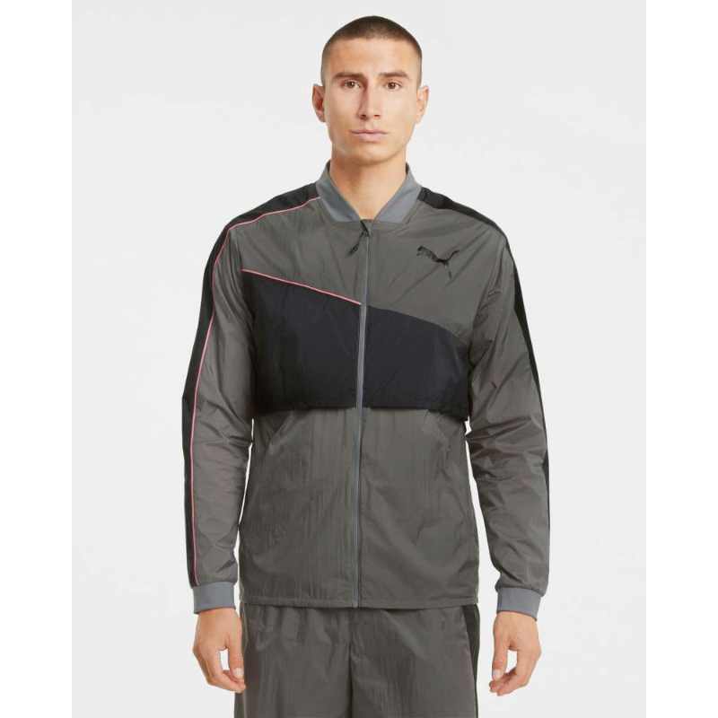Jual PUMA RUN LAUNCH ULTRA JACKET M CASTLEROCK ORIGINAL di Seller