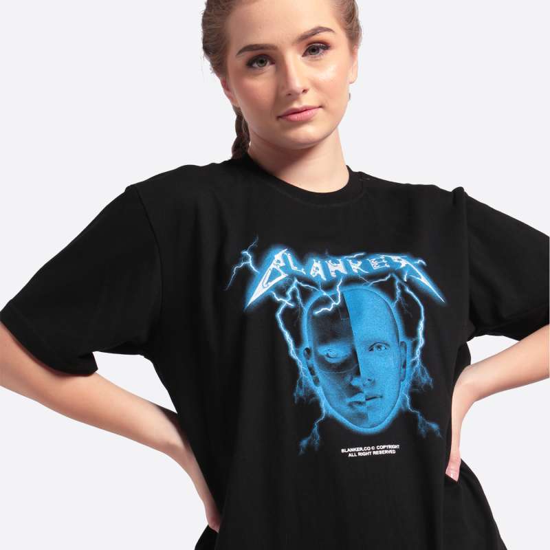 Jual Blanker T-Shirt Lighting Face 