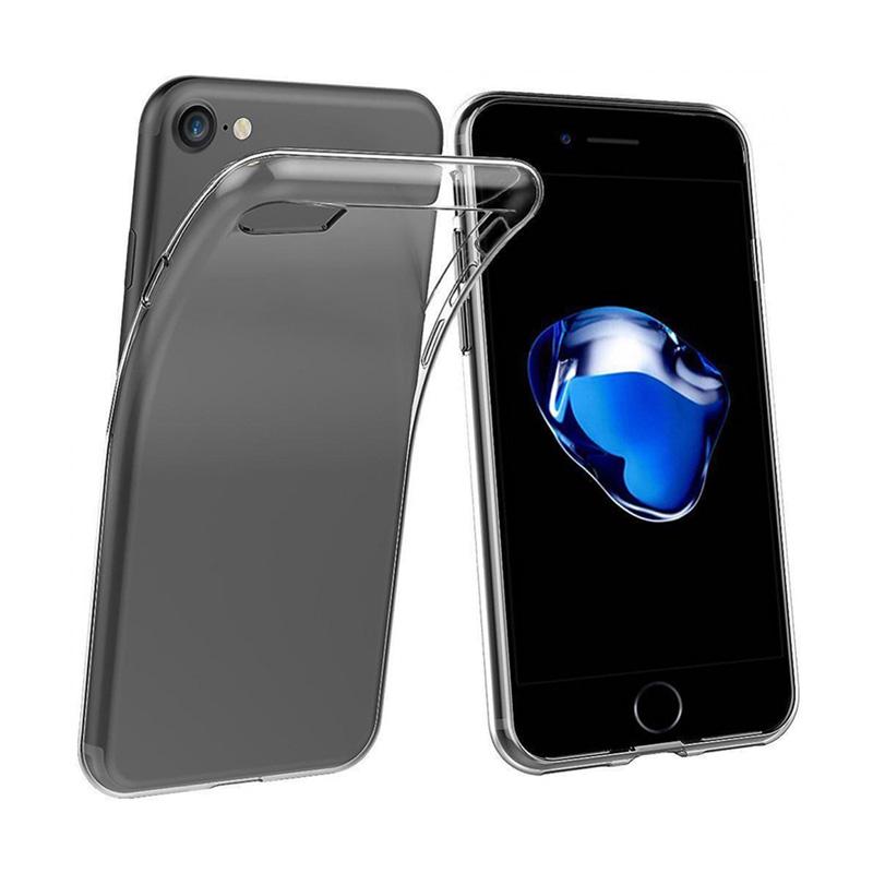 bluelans soft silicone skin cover casing for iphone 6s 4 7 inch transparent