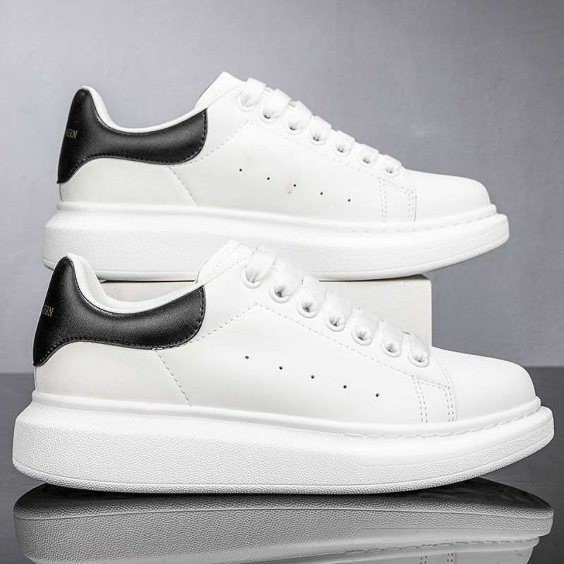 white thick sneakers