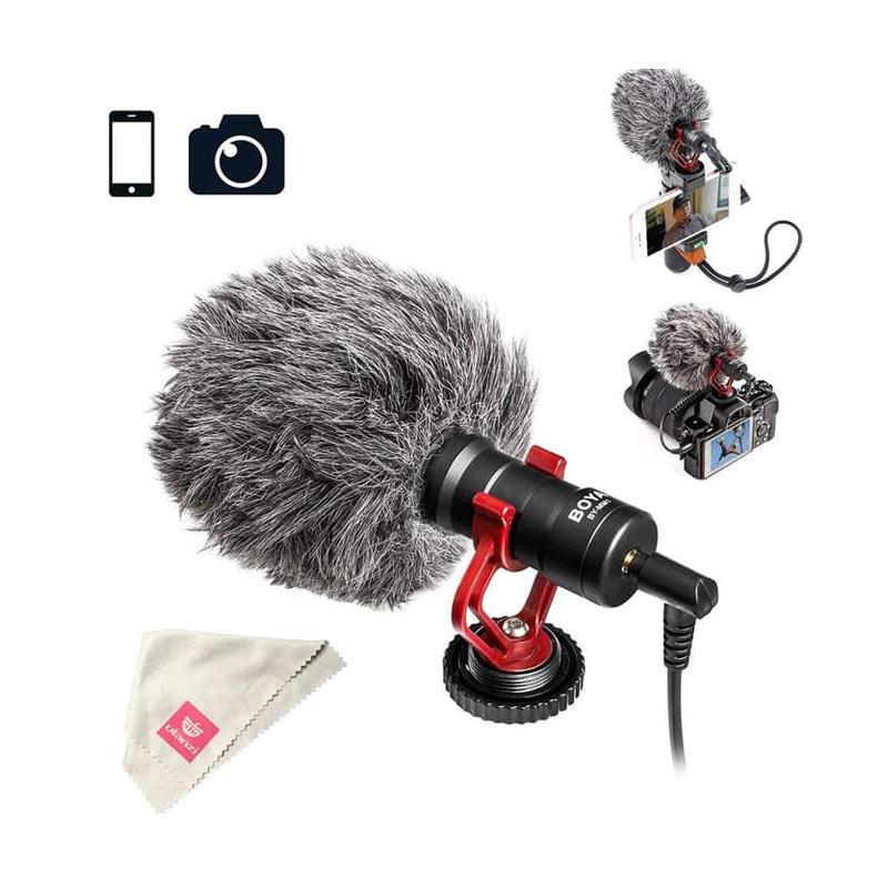 Jual Boya By Mm1 Mini Microphone Cardioid Shotgun Mic Vlogging For Iphone Ios Android Dslr Camera Online September 2020 Blibli Com