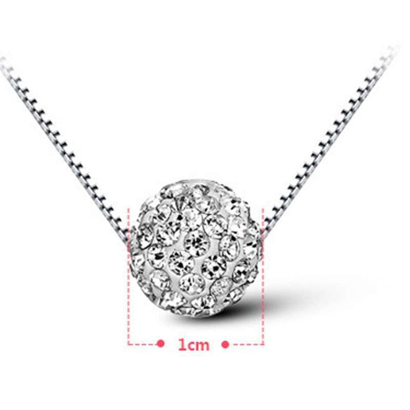 Jual Kalung Kristal Stainless Pandora 