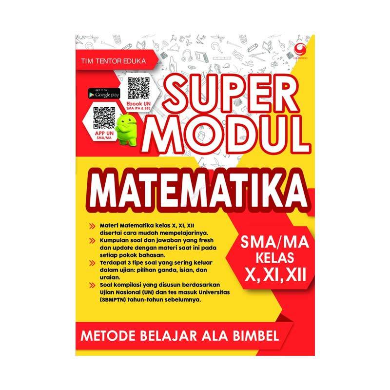 Jual Gramedia Super Modul Matematika Sma Kelas X Xi Dan Xii Buku