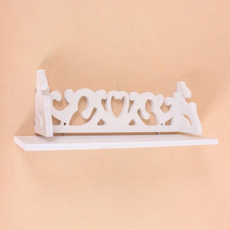 Jual Bluelans Modern White Floating Wall Mounted Display Storage